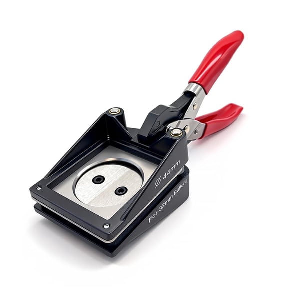 Cortador de Papel ChiButtons para Botones Redondos de 32 mm, Corte de 44 mm