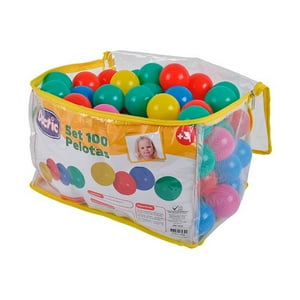 Set De Pelota Plástica 6Cm Dactic Malla100 Uds