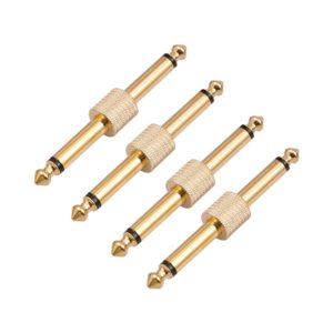 Magideal - Efectos De Guitarra De 6.35 Mm Pedal Pedal Pedal De Guitarra Conexión De Conexión Del Adaptador Masculino Enchufe Para El Bajo De La Guitarra En Casa