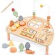 thumbnail image 1 of Vanplay 8 en 1: mesa de actividades de madera, juguetes Montessori para niños, 1 of 3