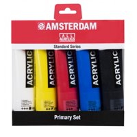 Acrílico Amsterdam Pack 5 Colores 120Ml Primarios
