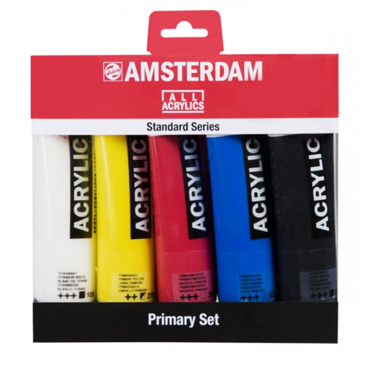 Acrílico Amsterdam Pack 5 Colores 120ml Primarios