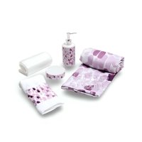 Juego De Baño En Caja 6 Piezas Cortina, Toalla Y Mas Mashini