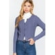 thumbnail image 4 of Cárdigan De Punto Trenzado Con Cuello Redondo, 4 of 5