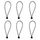 thumbnail image 3 of 6 piezas 15cm Heavy Duty Ball Bungee Cord Tie Cord Cord Canopy Straps Black, 3 of 3
