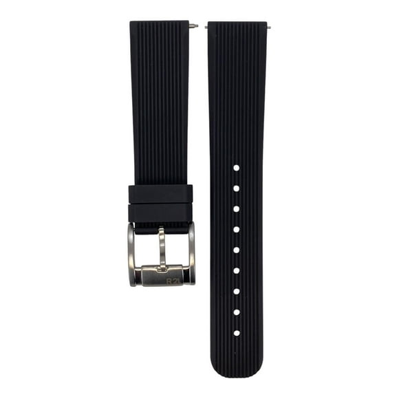 Correa Reloj Caucho FKM R24 FJ4 Colores 20mm 22mm 24mm negro 20