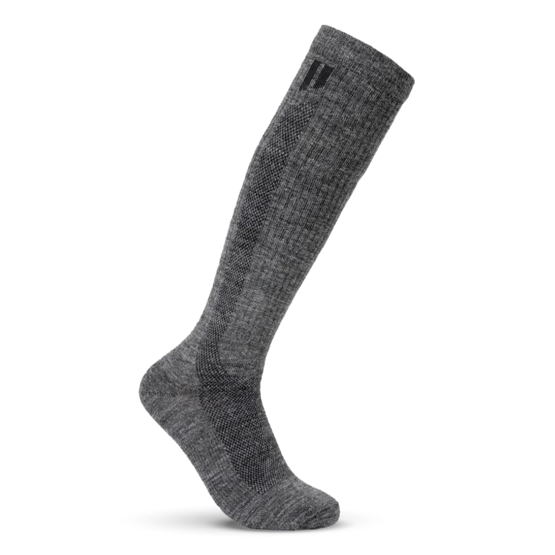 Calcetines De Compresión Hollow De Lana De Alpaca Para Hombre Y Mujer, Color Gris