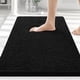 thumbnail image 1 of Alfombra de baño Smiry Luxury Chenille, 76 x 51 cm, color negro, 1 of 7