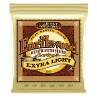 Set De Cuerdas Ernie Ball Para Guitarra Acústica Earthwood Bronce 10–50