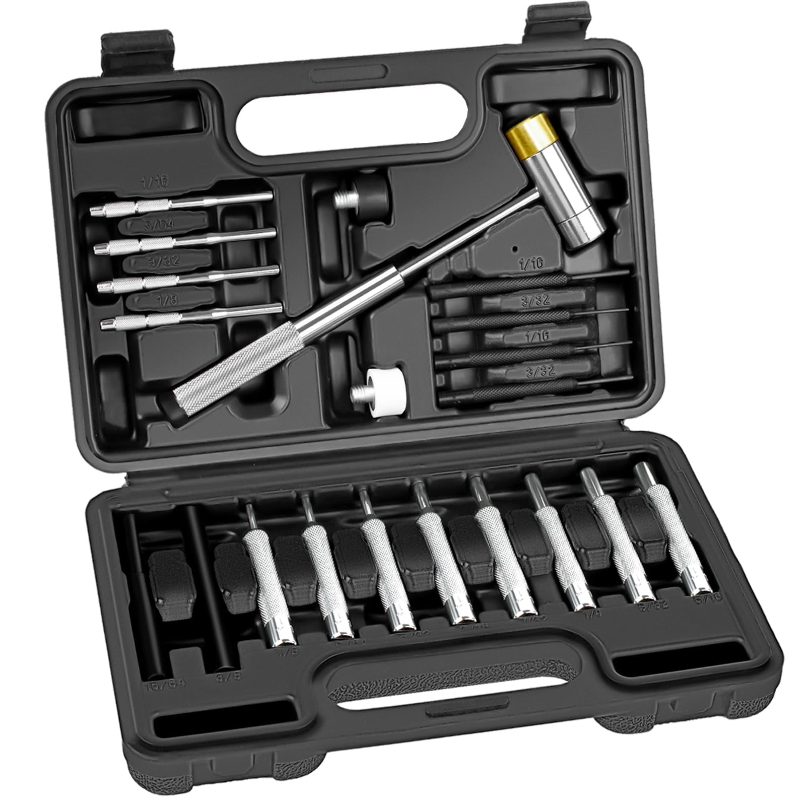 Juego De Punzones Bestnule Punch Tools, Juego De Punzones Con Martillo