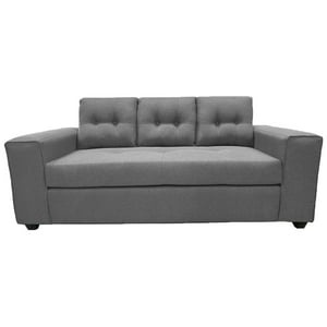 Muebles Jd - Sofá 3 Cuerpos Martina Lino Gris