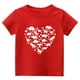 thumbnail image 1 of Camiseta Sineeko para niños pequeños Love Heart 2T, 1 of 3