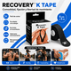 thumbnail image 4 of Tape Kinesiologico Negro  5 Cm X 5 Mt Precortada Recovery, 4 of 5