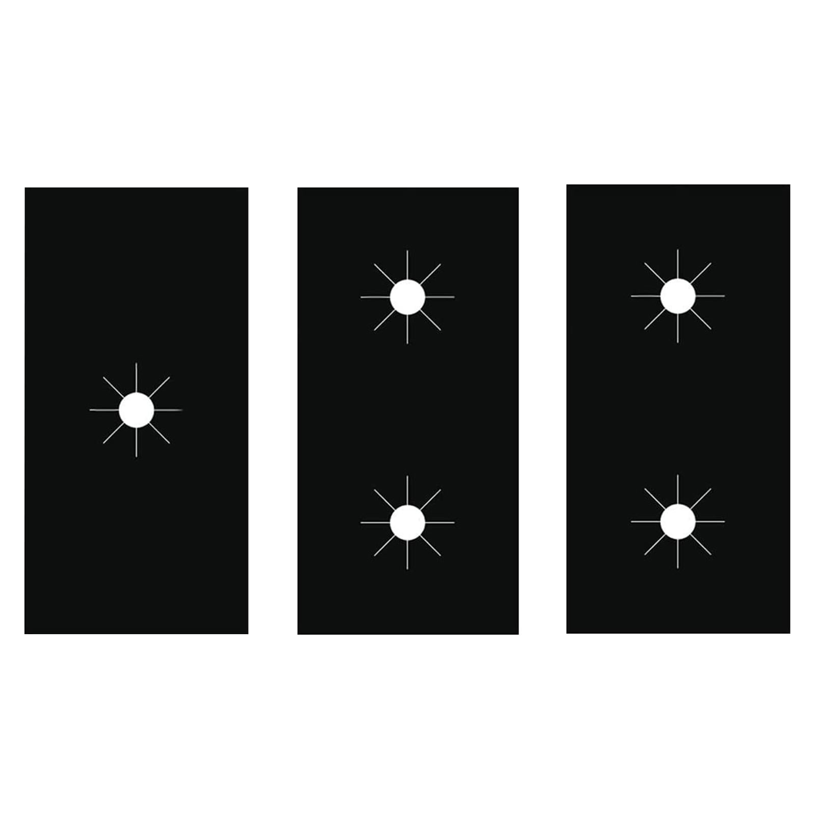 Magideal - 3 Almohadillas Protectoras De Gas Con Aislamiento Térmico, Cubierta Protectora Para Cocina, Protector Antiarañazos, Cubierta Protectora De Superficie