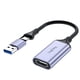 thumbnail image 1 of Capturadora De Video Externa Veggieg 4k 60hz 1080p Tipo C 3.0 Usb Gris Ps/ Xbox / Switch - Alta Calidad Streaming 3.0 Plateado, 1 of 6