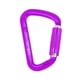 thumbnail image 1 of 30kn escalada d forma auto autobloqueo torsión carabiner puerta púrpura, 1 of 3