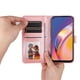 thumbnail image 3 of Funda tipo cartera FOXDOCK para OPPO A94 4G , diseño girasol en relieve, cuero PU, cierre magnético, soporte y tarjetero, 3 of 5