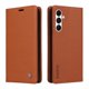 thumbnail image 2 of Funda Billetera de Cuero para Samsung Galaxy A26 con Tarjetero y Soporte - Tapa Magnética Marrón, 2 of 6