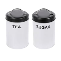 Oem - Pack 2 Envases Contenedores Frascos De Cocina Azucar Y Cafe