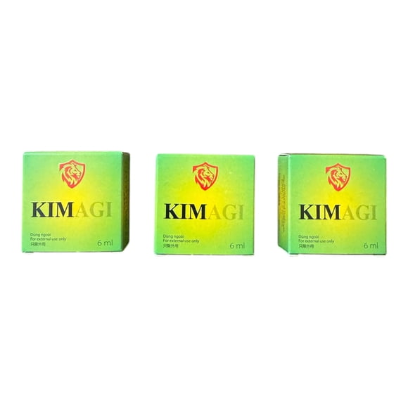 Loción Medicada KIMAGI AGI Lubricante Corporal 6 ml Paquete de 3