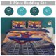 thumbnail image 5 of Spidean Print Bedding Set Pattern Duvet Cove Set3 Pieces Quilt Cover And Pillowcases for Women Men Teens, 5 of 5