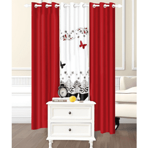 Todostore - Cortinas De Tela 3 Paños 97X220Cm