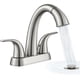 thumbnail image 1 of Grifo Para Lavabo De Baño Níquel Cepillado 4, 1 of 9