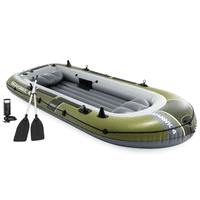 Bote Inflable Intex Seahawk 4 Set Capacidad 480 Kg + Remos + Inflador