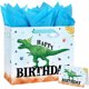 thumbnail image 1 of Bolsa de Regalo Yusenguan Dinosaurio 13 por 10,2 por 5, 1 of 3