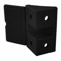 Dvp - Escuadra Triangular Doble Negro Bolsa 100 Un