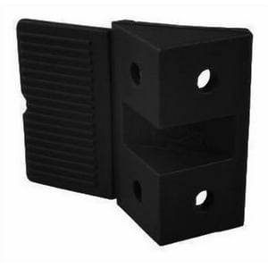 Dvp - Escuadra Triangular Doble Negro Bolsa 100 Un