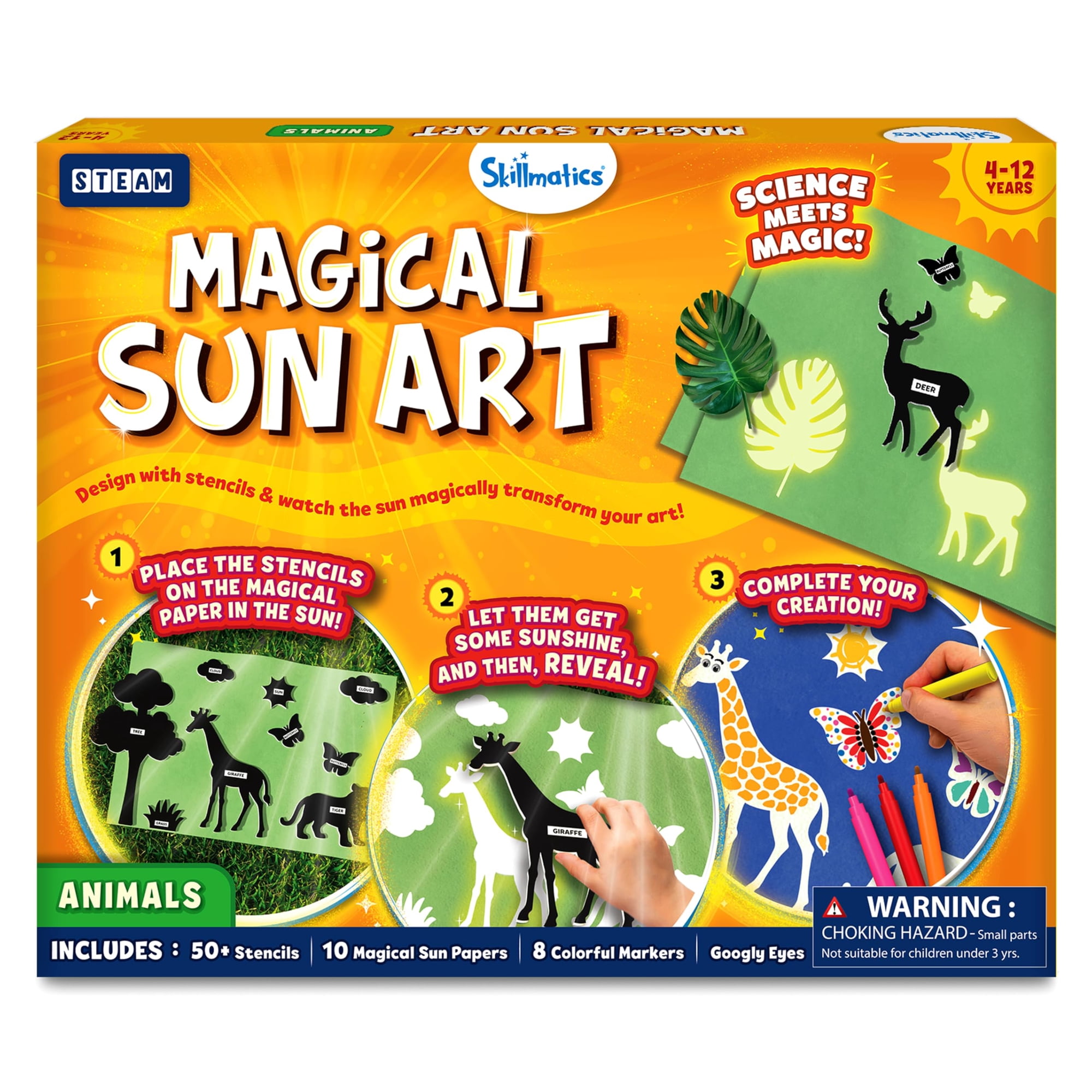 Kit De Manualidades Skillmatics Sun Paper Art Con Papel Decorativo Para Niños