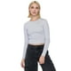 thumbnail image 1 of Polera Mujer Crop Manga Larga Gris Corona, 1 of 5