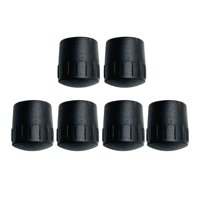 Bothyi - 6X Almohadillas Para Los Pies Del Soporte Del Micrófono, Accesorios Para Instrumentos, Almohadillas Inferiores, Amortiguador De Cubierta Para Tubo De Diámetro 25Mm