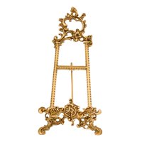 Magideal - Soportes De Placa Para Exhibición, Soporte De Exhibición De Soporte De Placa, Soportes De Soporte De Marco De Metal Para Imágenes, Caballete De Fotos,