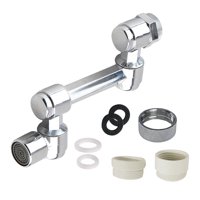 Magideal - Grifo De Filtro De Salpicaduras Giratorio De 1080 Grados, Grifo De Accesorio De Rociador De Grifo, Aireador De Grifo De Fregadero Giratorio, Para Tipo Único