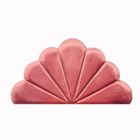 Muebles Rimar - Respaldo Coral 1 Plaza Palo Rosa Felpa