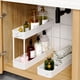 thumbnail image 3 of Carrito de almacenamiento rodante SPACEKEEPER de 3 niveles, blanco, para baño, 3 of 5