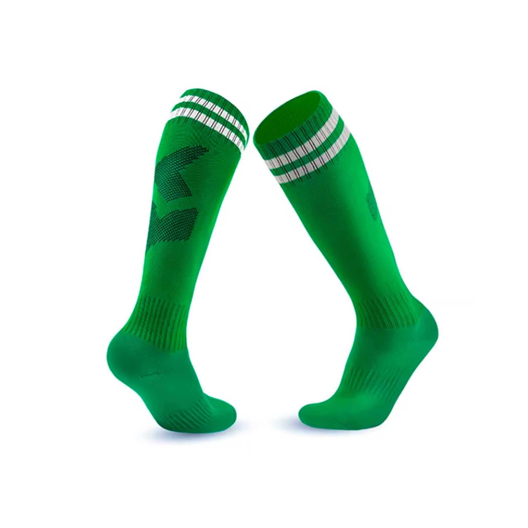 Genérico - Calcetines Futbol Pack 10x Calidad B - Verde