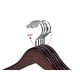 thumbnail image 4 of Perchas de Madera Calidad Premium Sólidas para Traje y Abrigo Caoba (5), 4 of 8