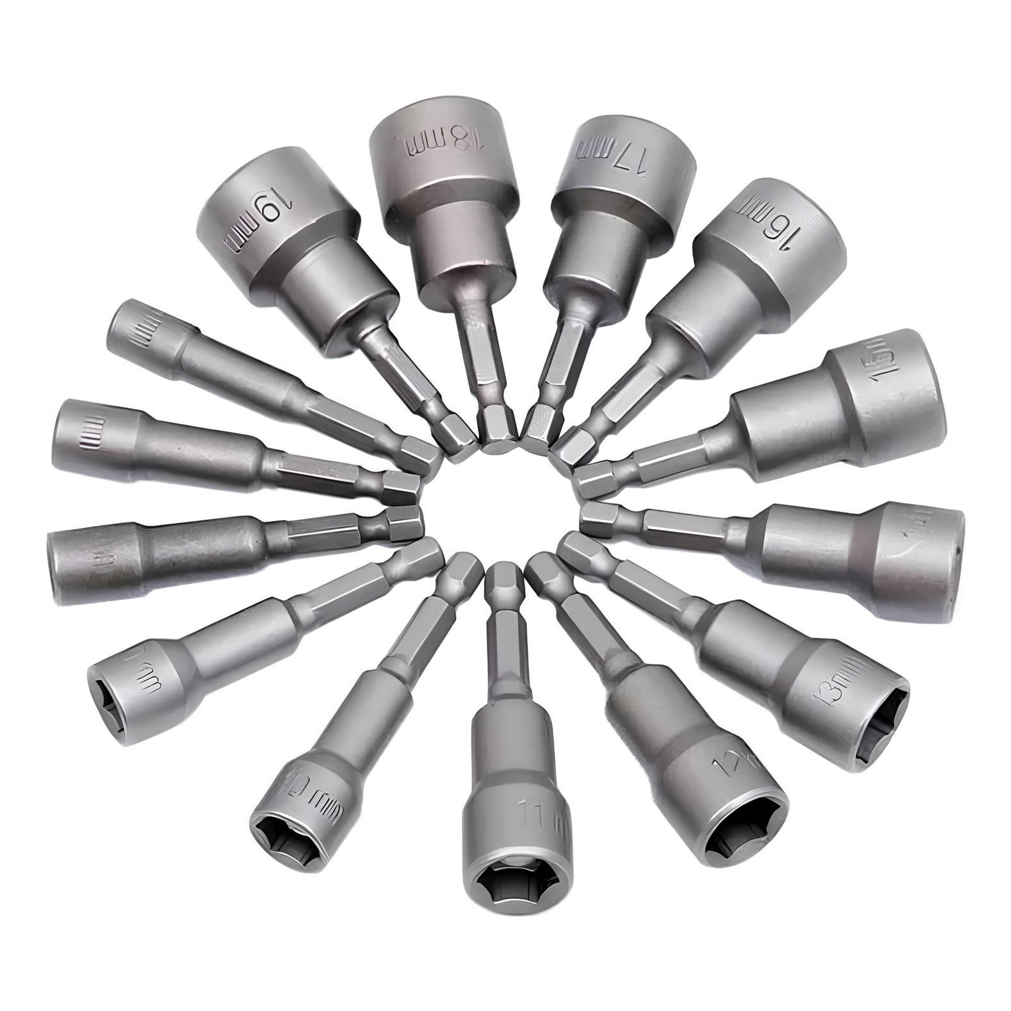 Master Prox - Juego De Dados Hexagonales Para Taladros 6-19mm 14pcs