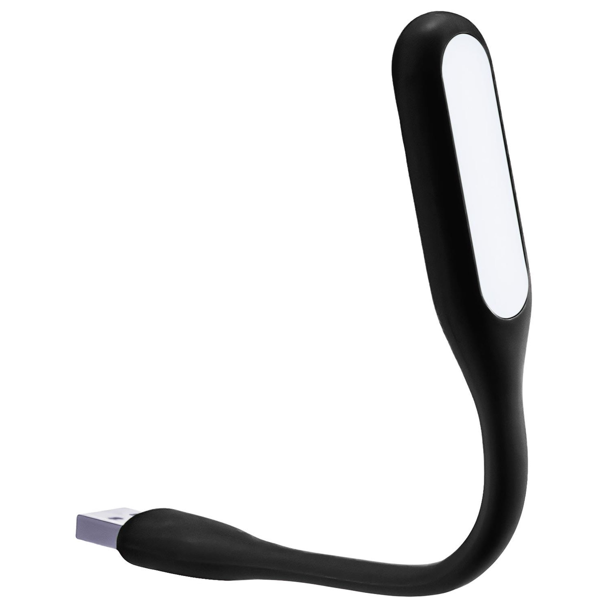 Luz Led Mini Portátil Usb Flexible Lámpara Usb Led Colores negro | Lider