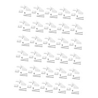 Magideal - Juego De 30 Bocinas De Control Con Horquilla Y Tornillos Para Alerones, Modelo De Avión Eléctrico Rc, Fácil Montaje, Ángulos De Timón De 4 Orificios.