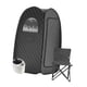 thumbnail image 5 of Sauna de portátil, temperatura ajustable, temporizador de 1-99 minutos, tiempo y temperatura, Control remoto, tienda de Sauna Personal de tamaño, 5 of 5