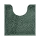 thumbnail image 1 of Alfombra de baño en forma de U, supersuave, peluda y con contorno para el suelo del baño, esponjosa, absorbente de agua, antideslizante, lavable a máquina, secado rápido, 1 of 5