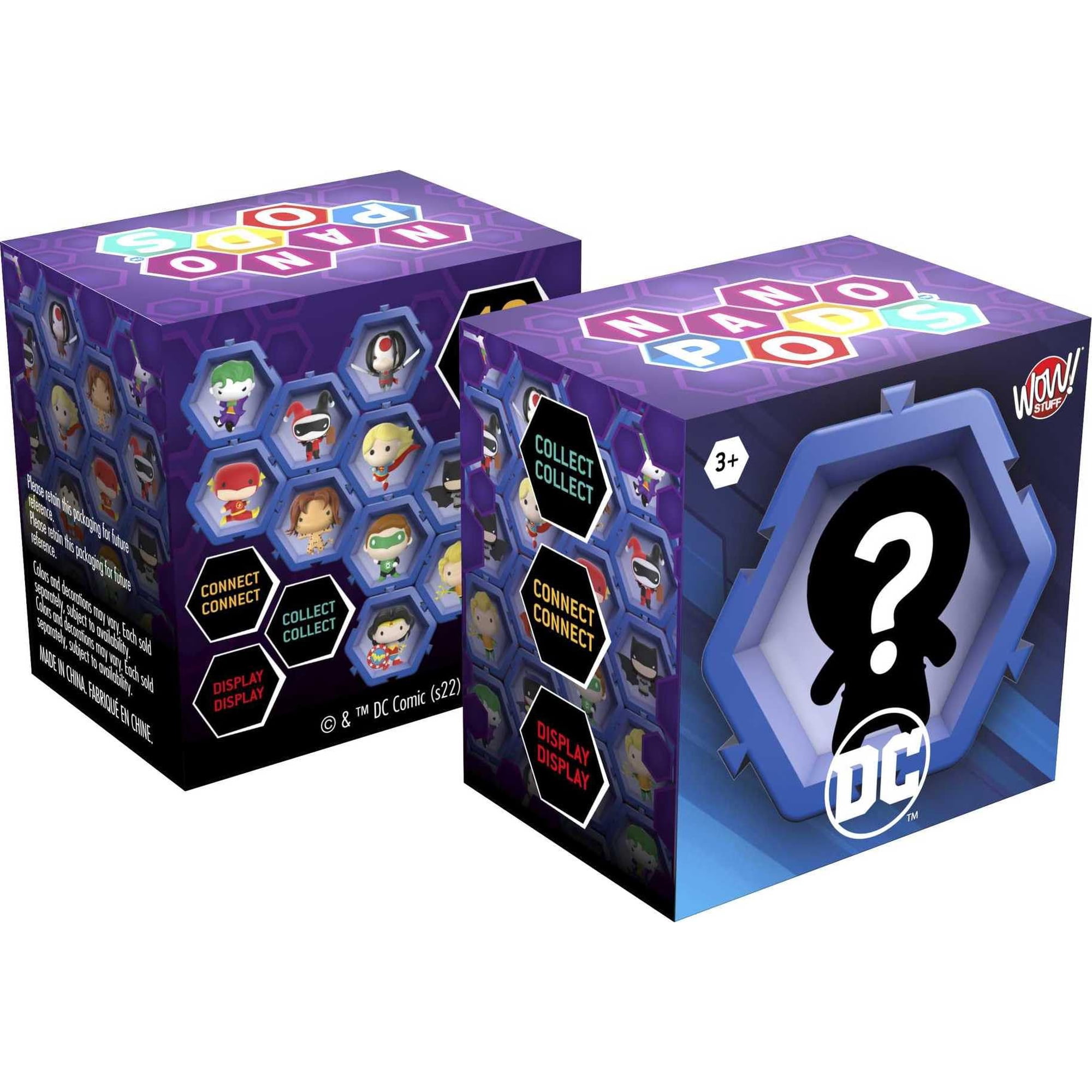 Juguete Sorpresa Mattel Nano Pods Conectable Dc Universe