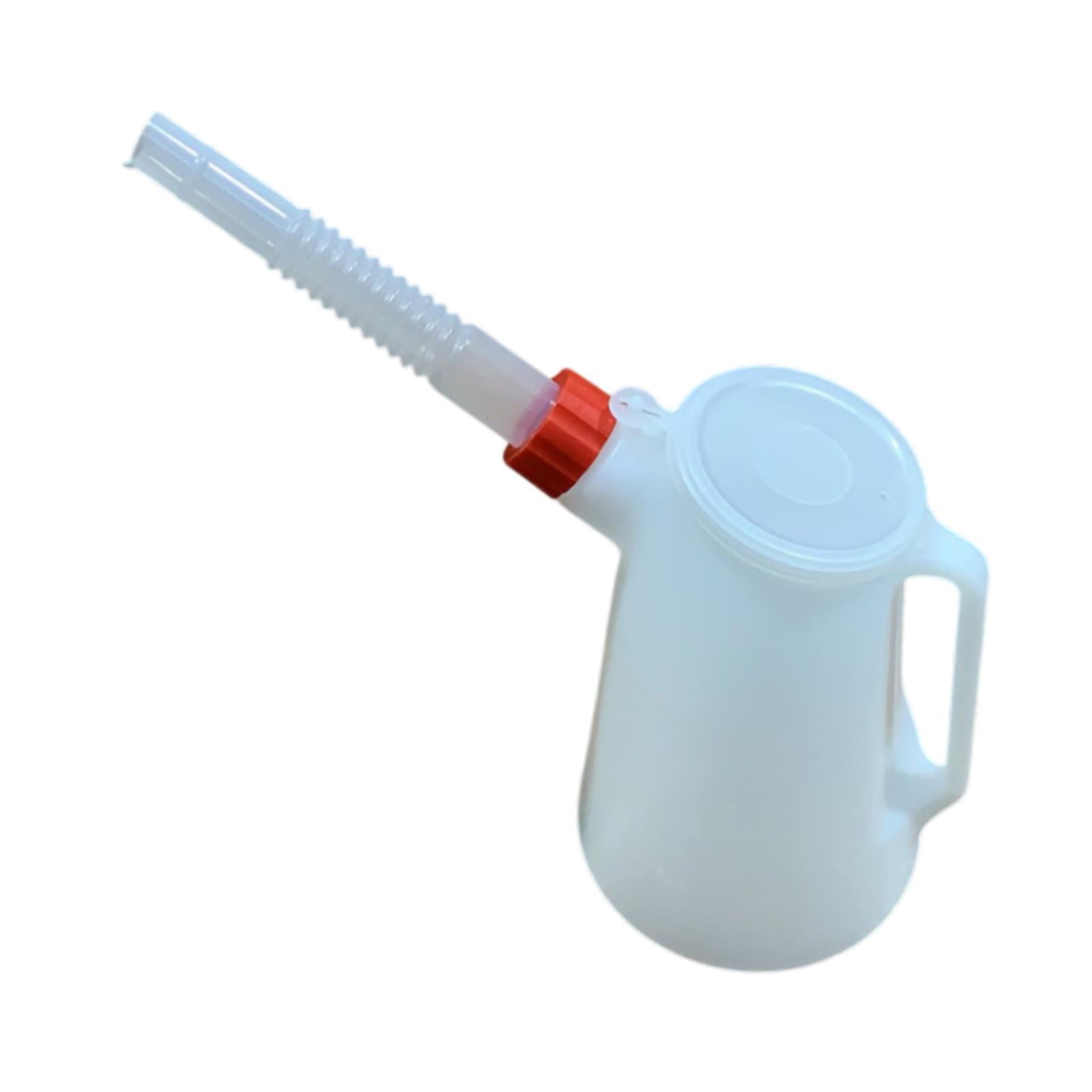 Magideal - Pot De Dispensador De Aceite Automotriz De Medición De Petróleo Resistente Con Escala Con Una Lata Universal A Prueba De Fugas Para La Tapa Para El 12l