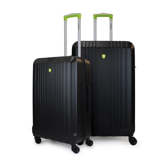 Pack 2 maletas M+L Olympia 20k y 23K negra-verde