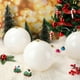 thumbnail image 3 of Pack 12 Esferas Navidad Bambalinas 6cm Adornos Para Arbolito BLANCO, 3 of 4