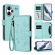 thumbnail image 1 of Funda Cartera Mariposa para [Xiaomi Redmi Note 13 Pro Plus 5G] con Soporte y Cremallera Verde menta, 1 of 6